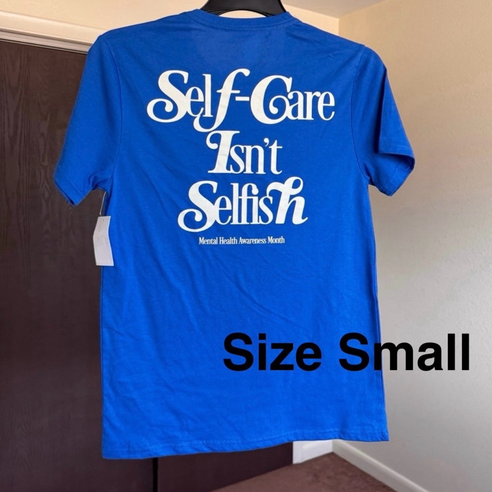Self Care Mental Health Awareness Mens & Big Mens Graphic Tee
